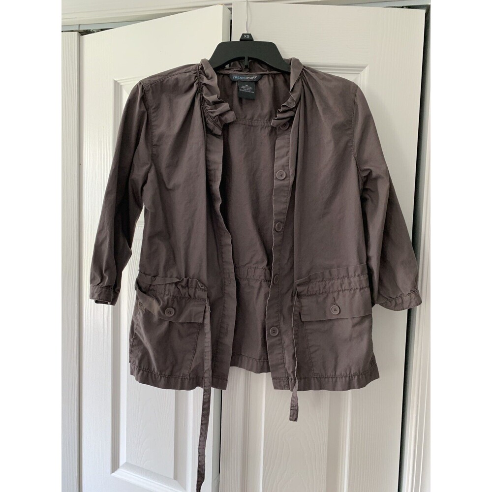 French Cuff Size Medium Artsy Ruffle Shirt